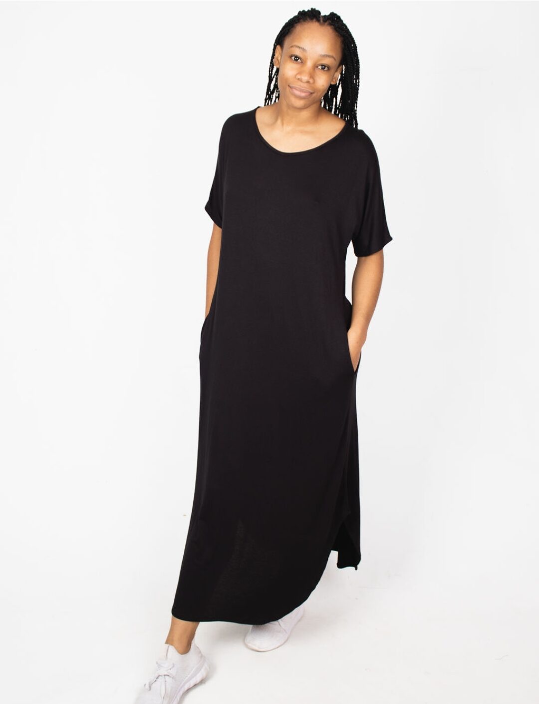 Stylish Black Summer Dress - True North Clothing